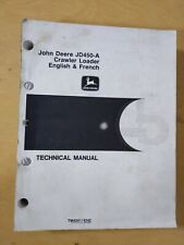 John Deere Jd450 A Crawler Loader English Amp French Technical Manual