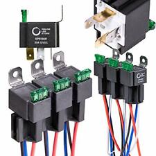 Online Led Store 6 Pack 4 Pin 12v Bosch Style Fused Relay Switch Kit Interloc