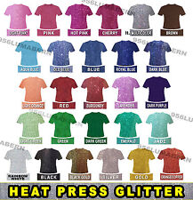5 Sheet 12x20 Super Glitter Heat Press Thermal Transfer Vinyl Htv Roll