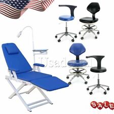 Dental Medical Portable Led Light Folding Examination Chair Silla Mobile Chair