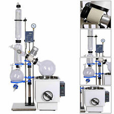 20l 0 180rpm New Lab Rotary Evaporator And Circulating Water Vacuum Pump