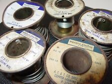 Western Electric Copper Lashing Wire Lot At 6157 No16 Gage Vintage Telephone Usa
