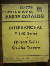 Ih Farmall Mccormick International T340 Td340 Crawler Parts Manual