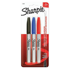 Sharpie 30173pp Permanent Markerblack Blue Redpk3