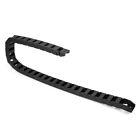 R18 10mmx15mm Black Plastic Cable Drag Chain Wire Carrier 1m Length For Cnc