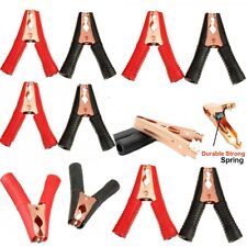 10 X Car Alligator Clips Crocodile Clip Battery Test Clamps 100a Red Black