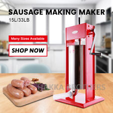 Hakka 33lb 15l Sausage Stuffer Vertical 2 Speed Sausage Maker Meat Filler Maker