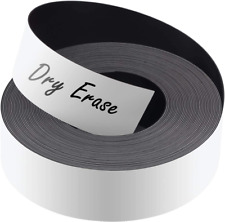 Dry Erase Magnetic Label Strips 1 X 26 Ft Blank Writable Magnet Roll Labels Reu