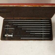 Starrett Id Inside Micrometer No 124 With Case 2 12 Missing 4 5 Rod