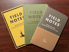 Lot 3 Field Notes Limited Edition Memo Books New Shenandoah Mile Marker Ll Bean