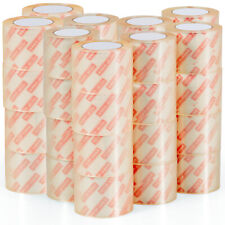 Costway 36 Rolls Clear Carton Shipping Packing Package Tape 3x55 Yards 165 Ft