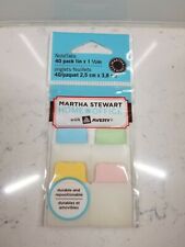 40 Packmartha Stewart Home Office Pastel Notetabs Memo Note Tabs Sticker Avery