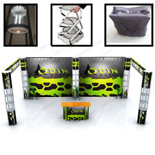 20ft Twist Tower Trade Show Display Booth Set Pop Up Stand With Custom Print
