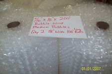 516 Wp Medium Bubble Cushioning Wrap Padding Roll 200 X 18 Wide 200ft Perf 12