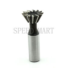 30mm X 60 Degree 12 Flutes High Speed Steel Dovetail Cutter End Mill Bit Router