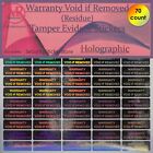 Warranty Void If Removed Tamper Proof Security Sticker Labels Residue Avr006