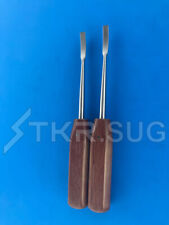 Periosteal Elevator Straight Fiber Handle 8mm Amp 8 Inches Orthopedic Surgical