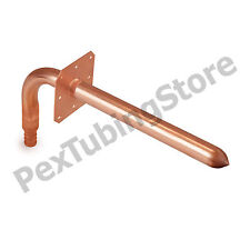 Copper Stub Out Elbow For 12 Pex Tubing With Ear 3 12 X 8