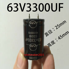 2pins 3300uf 3300mfd 63v 3030 2545 Audio Amplifier Filter Capacitor Cd296