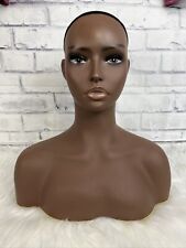 African American Mannequin Head Bust Form Mannequin Stand Not Included