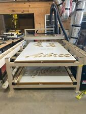 Complete Cnc Wood Router 4x8 Used Less That 12 Hrs Woodworkers Dream
