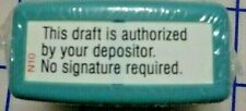Xstamper N10 Pre Inked Stamp Draft Authorized No Signature Required See Descrip