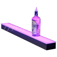 48 Lighted Liquor Bottle Display Liquor Shelf With Led Color Changing Lights