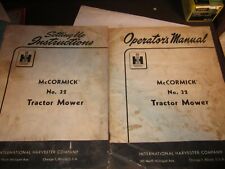 Mccormick No 32 Sickle Mower Owners Operators Setting Up Instruction Manual