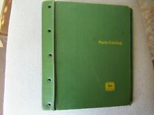 Genuine John Deere Green Parts Catalog Binder One Empty Binder For Your Manuals