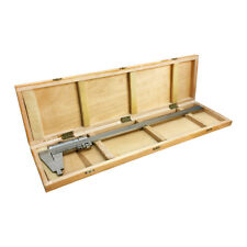 12 300mm Inch Metric Heavy Duty Vernier Caliper Ruler Wooden Case