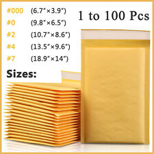 Kraft Bubble Mailers Padded Envelopes Shipping Mailing Bags Self Seal Any Size