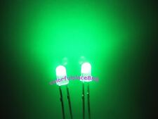 1000pcs 3mm Green Diffused Round Top Ultra Bright 5k Mcd Led Leds With Long Pins