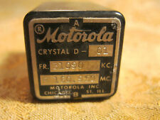 Vintage Motorola Quartz Crystal D 01 Frequency 31090 Kc Control Radio R160950