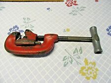 New Listingridgid Pipe Cutter No 1 18 To 1 14 Capacity Heavy Duty T Handle Made In Us