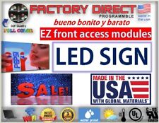Led Sign Programmable Electronic Board Full Color Outdoor Led Display 25 X 50
