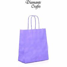 Kraft Paper Carrier Bags With Twisted Handles Party Loot Gift 20 Cols Medium