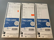 New Pyramid 44100 10 Time Cards Lot Of 3 300 Cards New