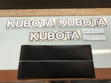 Kubota L3300 Hood Decals
