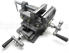 4 Cross Drill Press Vise X Y Clamp Heavy Duty Machine Slide Metal Milling 2 Way