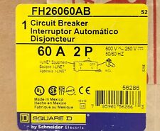Square D Fh26060ab 2 Pole 60 Amp Type Fh I Line Circuit Breaker