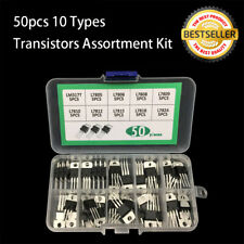 50x 10 Value Voltage Regulator Transistor Assortment Kit To 220