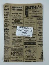 625 X 925 Newsprint Design Paper Merchandise Bag Retail Shopping