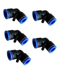 5x 14 Od Tube 90 Degree Elbow Pneumatic Fitting Push To Connect Air Fitting