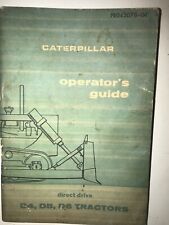 Caterpillar D4 D5 D6 Direct Drive Tractor Operators Guide Oem
