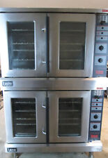 Double Lang Accu Temp Convection Oven Electric Stacked Pair Commercial Kitchen