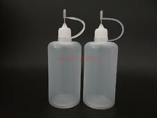 10pcs 120ml Empty Plastic Squeezable Liquid Needle Tip And Loop Dropper Bottles