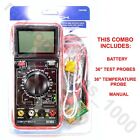 Cen-tech 11 Function Digital Multimeter With Audible Continuity 36 Test Probes