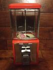 Vintage Glass Northwestern Model 60 Ten Cent Nut Gum Antique Vending Machine 