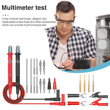 21 In 1 Multimeter Test Lead Kit For Fluke Electrical Alligator Clip Test Probe