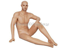 Realistic Male Mannequin With Sitting Pose Mz Glm1